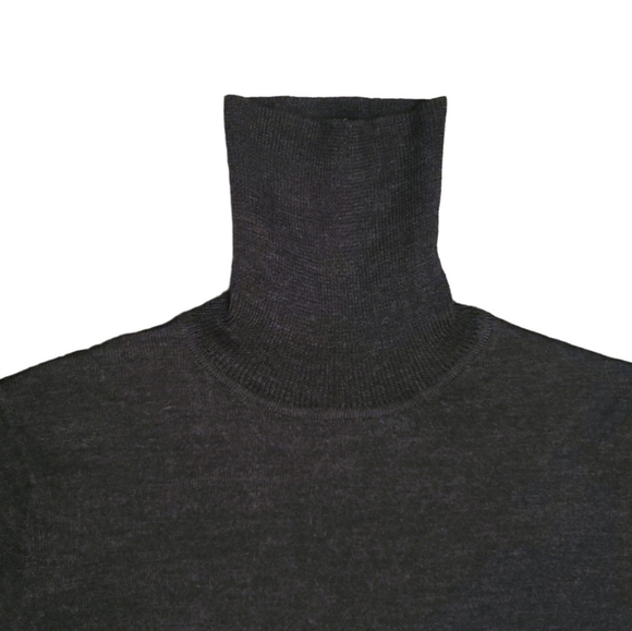 Banana Republic Turtleneck Size M Charcoal - Picture 5 of 8